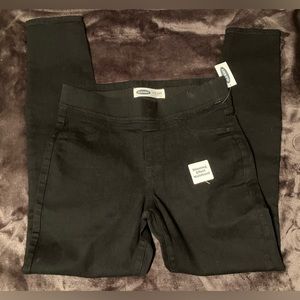 Super Skinny Mid Rise Black Old Navy Jean Pant